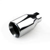 2.48 Inch Inlet Automotive Replacement Exhaust Tips Muffler Tip Stainless Steel Chrome Bolt-On Design Muffler Tailpipe Tip for Universal Cars and Sedans