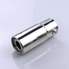 Exhaust Muffler 58mm Stainless Steel silver Round cut intercooled Tip A55