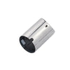 Exhaust Tip 70mm Stainless Steel silver Angle-cut Tip VW POLO GOLF