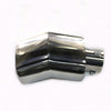 Side of Exhaust Muffler 63mm Stainless Steel silver Turndown Tip A208